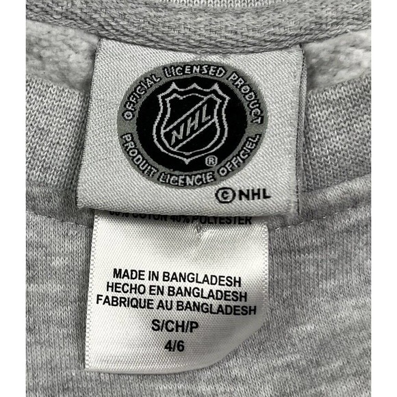 Minnesota‎ Wild Crewneck Sweater Gray Hockey Laces Sweatshirt NHL Size Small - Picture 3 of 7